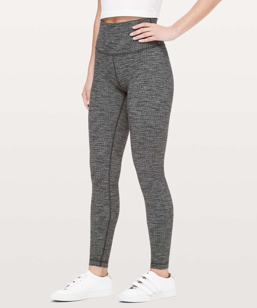 Lululemon Wunder Under High-Rise Tight *28" Heathered Black